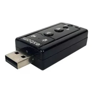 Adaptador de Som USB 7.1 Exbom USOM-10