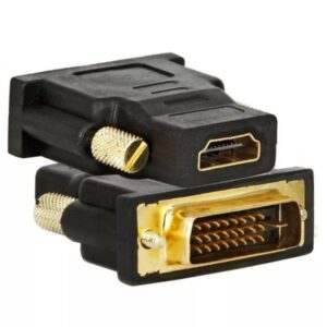Adaptador DVI D 24+1 Macho para HDMI 15 Femea Feasso