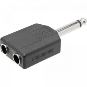 Adaptador Plug P10 Mono para 2x Jack J10 Mono ADAP0025 Storm