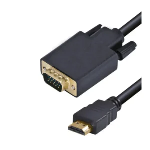 Cabo Conversor HDMI X VGA com Saída de Audio P2 Lehmox LEY-01