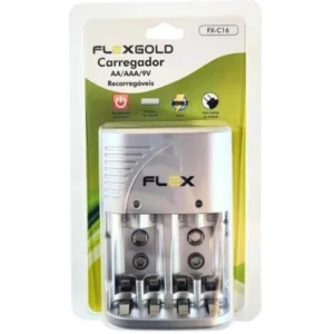 Carregador de Pilha Aaa/aa/9v 220V S/pilha Atomo MO-DC214