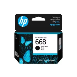 Cartucho Original HP 668 Preto 7fp37vl