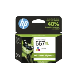 Cartucho Original HP 667xl Colorido
