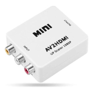 Conversor de Vídeo Av X HDMI C/alimentação Full HD 1080p