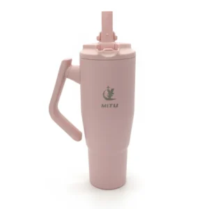 Copo Ovo Termico Inox 360ml Tampa Acrilica