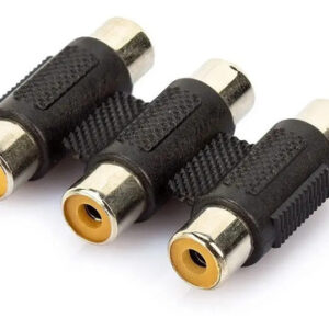 Emenda Tripla Rca Niq Femea/femea Storm