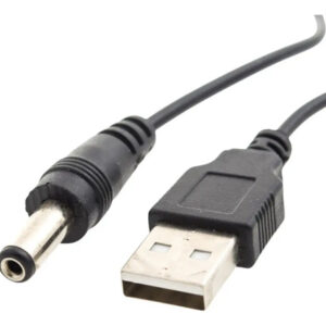 Cabo USB para P4 50cm Ponta 5.5x2.5mm CDX-5.5