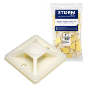 Fixador Adesivo para Abraçadeira 19x19mm Storm