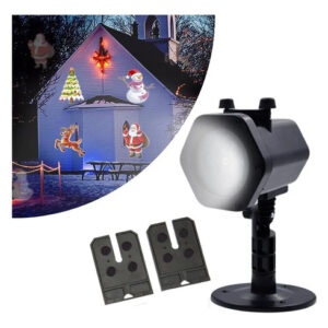 Espeto Laser Jardim Projetor Luzes Natal com Desenhos HW04