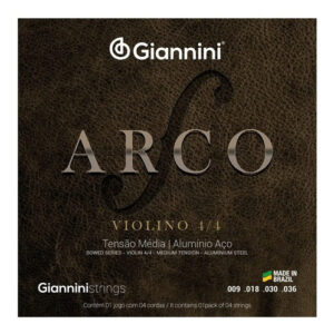 Encordamento Violino Alumínio Giannini Geavva