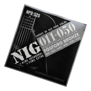 Encordoamento para Violão Aço .011 NPB520 Nig