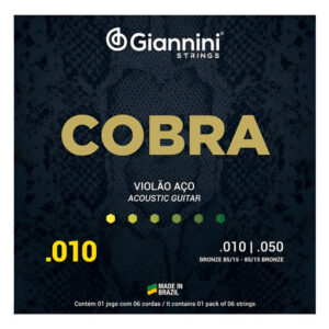 Encordoamento Violao Aco Geefle Cobra .010