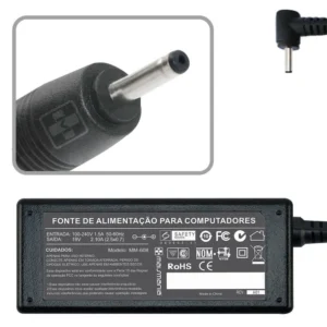 Carregador para Notebook Asus 9.5v 2.5a 4.8x1.7mm Mais Mania