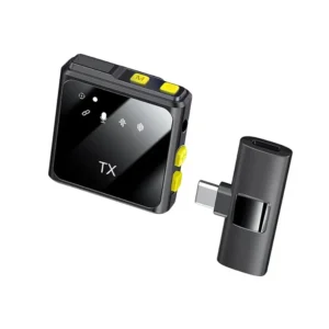 Microfone de Lapela sem Fio Recarregavel Lightning Onistek MC814