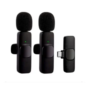 Microfone de Lapela S/fio Recarregavel Lightning K9-LIGHT