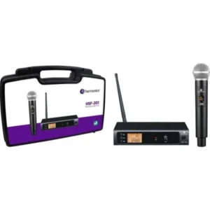 Microfone sem Fio Harmonics HSF-200 Duplo