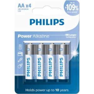 Pilha Aa Philips com 4 Lr6p4b/59