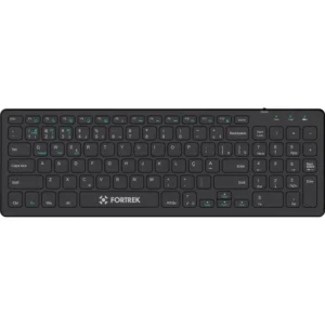 Teclado sem Fio Office Fortrek KB11 Full Bluetooth Preto