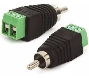 Adaptador Conector Borne X Rca Macho