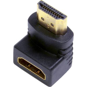Adaptador HDMI Macho X HDMI Fêmea 90° ADAP0045 Gold Storm