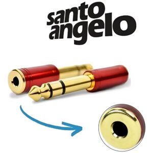 Adaptador P10 St para P2 St Vermelho Santo Angelo