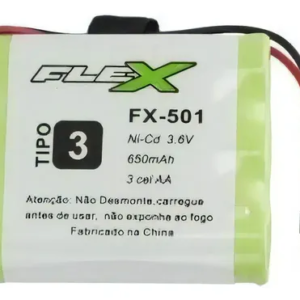 Bateria para Telefone 3.6V 650mAh Ni-cd Flex FX-501
