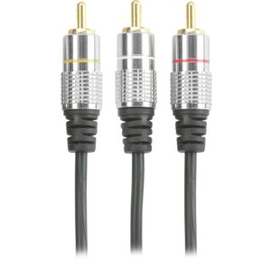 Cabo 3rca X 3rca 3m Metal Niquel Storm