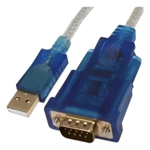 Cabo Adaptador Serial RS232 DB9 X USB PC Notebook 75cm KA-1109