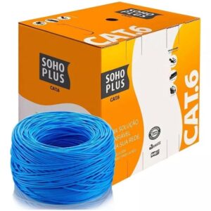 Cabo de Rede CAT6 Furukawa Azul Claro