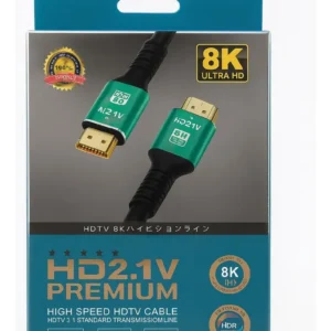 Cabo HDMI 2.1 8k Ultra HD 5m 19 Pinos +1 Terra FY-1110