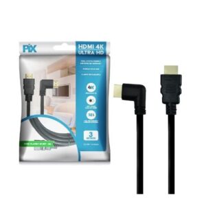 Cabo HDMI 3m 90 Graus Pix – 018-3323
