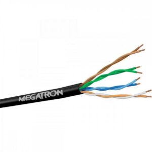 Cabo Multicameras 4p (p/uso Cftv) Preto Megatron
