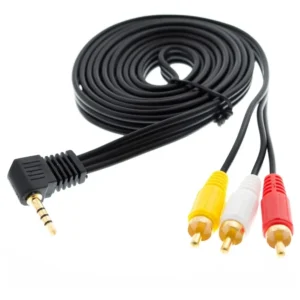 Cabo Rca Av P3 + 3 Rca Macho 90° 1.2m Pix 018-9997