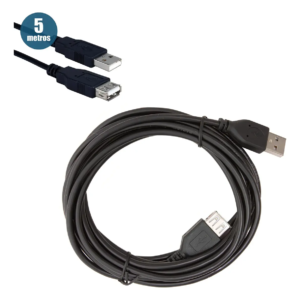 Cabo USB Macho X USB Femea 5m – 3209