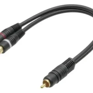 Cabo Y 2 Femeas Rca + 1 Macho Rca Mxt