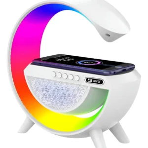 Caixa de Som/luminaria/relogio/carregador de Indução Xtrad XDG-8601