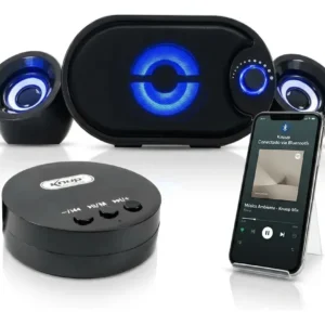Caixa de Som Mini Subwoofer Knup KP-6018BH