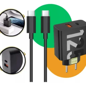 Carregador de Celular Tipo-c Turbo 125W Usb+usb-c Lehmox LE-627 A+c