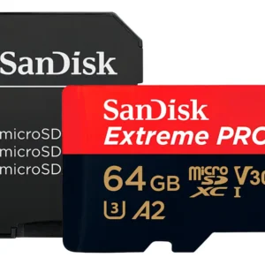 Cartão de Memória Sandisk Micro Sdhc 64GB Class 10 + Adaptador Sdsqunr064ggn3ma
