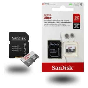 Cartão de Memória Sandisk Microsdhc 32GB Class 10 + Adaptador