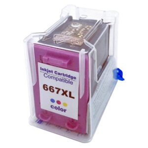 Cartucho Compativel HP 667xl Colorido Microl