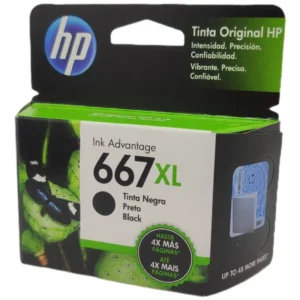 Cartucho Original HP 667xl Preto 3ym81ab