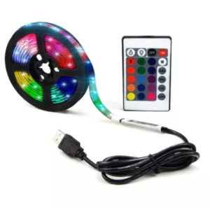 Fita de LED Bluetooth 5050 RGB 5m Saida USB 5V 2A S/fonte Altomex AL-5050P-5M
