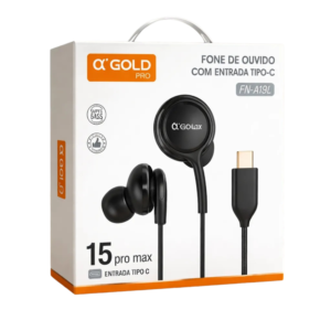 Fone de Ouvido Tipo-c C/microfone a Gold FN-A75L