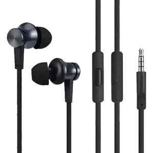 Fone de Ouvido Xiaomi Mi Basic Intra-auricular com Fio Preto