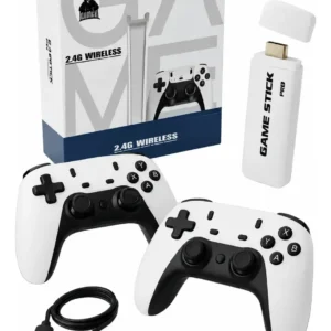 Game Retro 4k 2.4g Gamestick M15 Plus 20.000 Jogos 2 Controles sem Fio