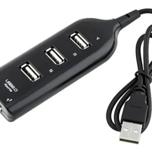 Hub USB 2.0 Cabo 40cm 4 Portas Knup HB-T56 Preto