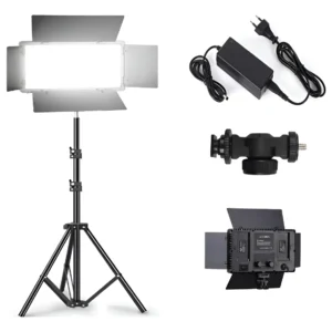Iluminador LED 10 Pol 50W Bivolt com Controle e Tripe 2m LEY-1923/RL-900