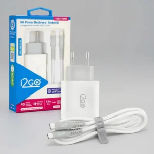 Kit Carregador + Cabo Tipo C I2GO I2GKIT9474