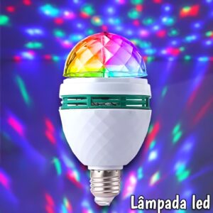 Lampada Giratoria Colorida LED sem Adaptador de Tomada XWX-1833